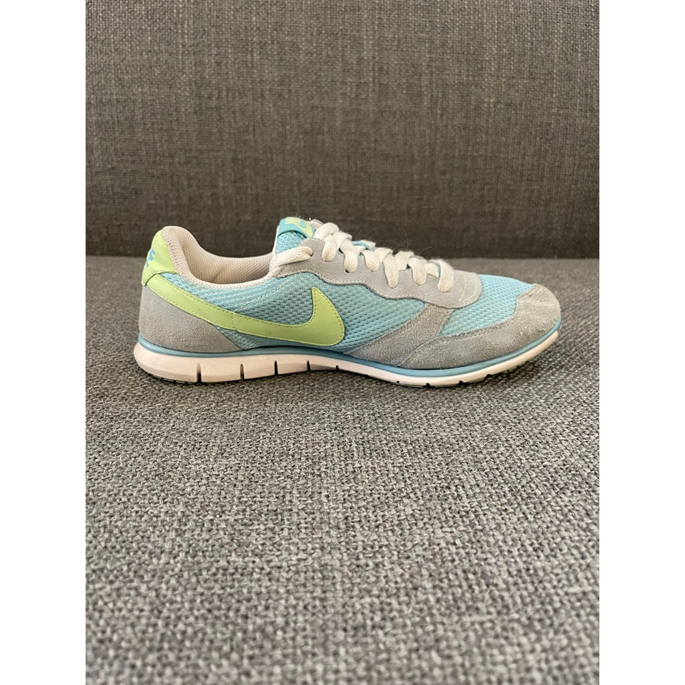 Womens Nike Sneakers Size 8 Blue Green Lace Up Walking Shoes - Picture 4 of 9